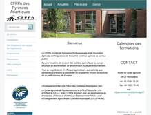 Tablet Screenshot of cfppa64.fr